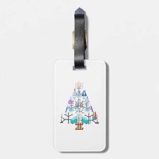 Oh Chemistry, Oh Chemist Tree Bagagelabel (Achterkant verticaal)