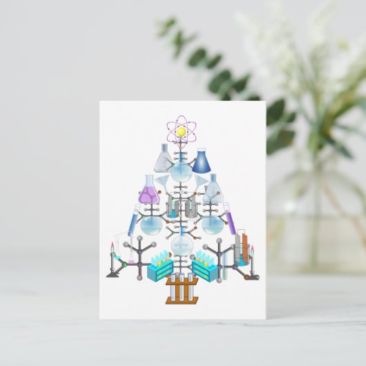 Oh Chemistry, Oh Chemist Tree Briefkaart (Staand voorkant)