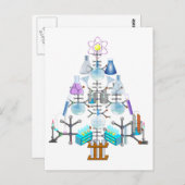 Oh Chemistry, Oh Chemist Tree Briefkaart (Voorkant / Achterkant)