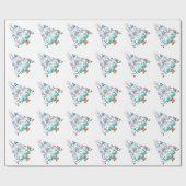 Oh Chemistry, Oh Chemist Tree Cadeaupapier (Vlak)