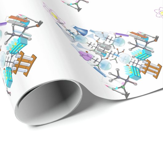 Oh Chemistry, Oh Chemist Tree Cadeaupapier (Rol Hoek)