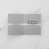 Oh Chemistry, Oh Chemist Tree Feestdagen Kaart (Binnen)