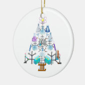 Oh Chemistry, Oh Chemist Tree Keramisch Ornament (Links)