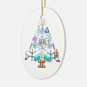 Oh Chemistry, Oh Chemist Tree Keramisch Ornament