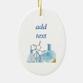 Oh Chemistry, Oh Chemist Tree Keramisch Ornament (Achterkant)