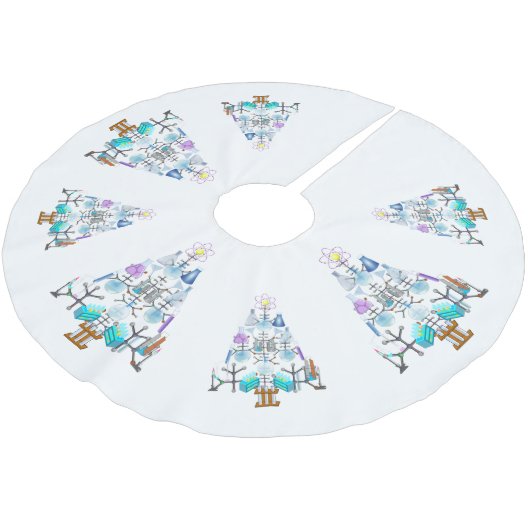 Oh Chemistry, Oh Chemist Tree Kerstboom Rok (Gekanteld)