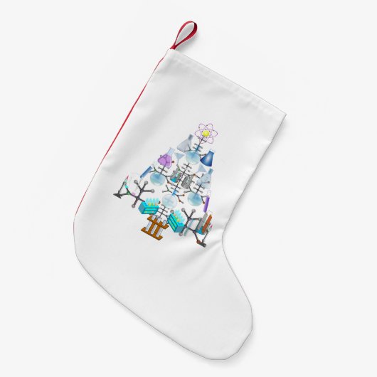 Oh Chemistry, Oh Chemist Tree Kleine Kerstsok (Voorkant (Hangend))