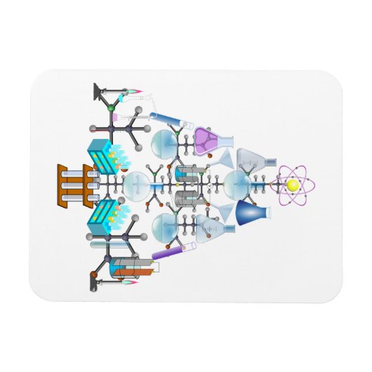 Oh Chemistry, Oh Chemist Tree Magneet (Horizontaal)