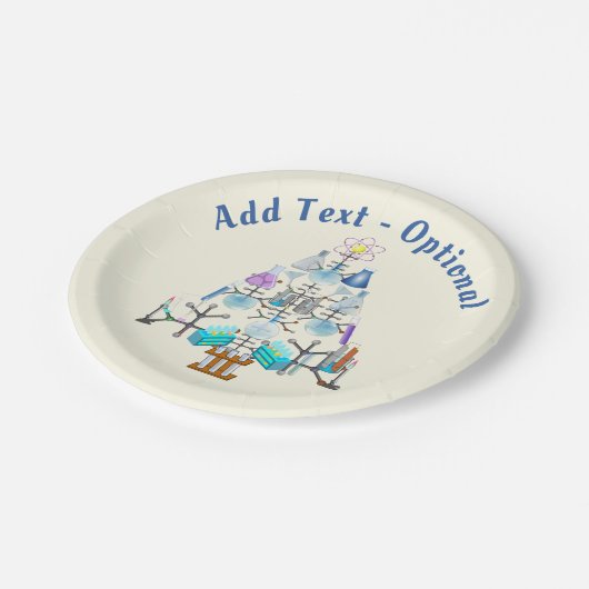 Oh Chemistry, Oh Chemist Tree Papieren Bordje (Gekanteld)