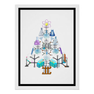 Oh Chemistry, Oh Chemist Tree Perfect Poster