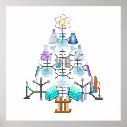 Oh Chemistry, Oh Chemist Tree Poster (Voorkant)