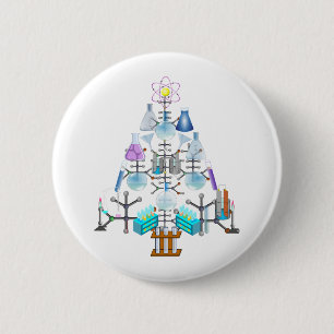 Oh Chemistry, Oh Chemist Tree Ronde Button 5,7 Cm