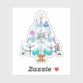 Oh Chemistry, Oh Chemist Tree Sticker (Vel)