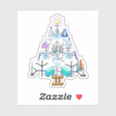 Oh Chemistry, Oh Chemist Tree Sticker (Vel)