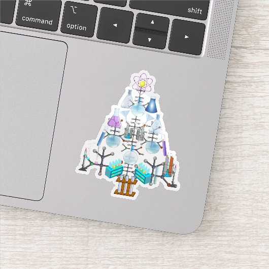 Oh Chemistry, Oh Chemist Tree Sticker (Detail)