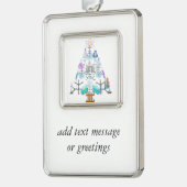 Oh Chemistry, Oh Chemist Tree Verzilverd Omlijst Ornament (Links)