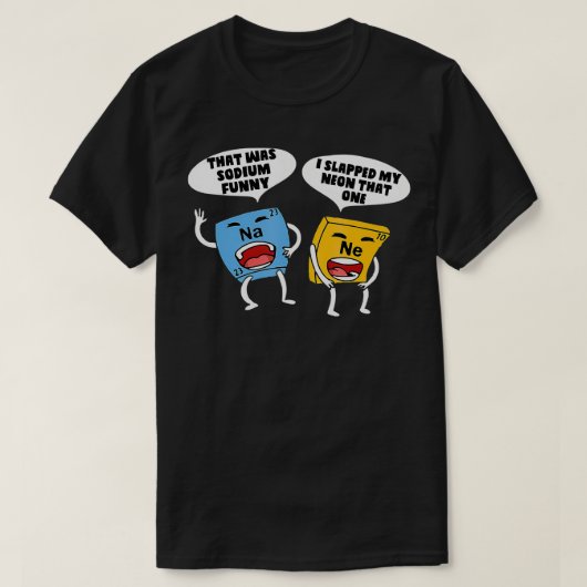 Oh Chemistry Science Kerstboom Che T-shirt (Design voorkant)