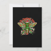 Oh Christmas Bee Christmas Gifts Light Merry Xmas Kaart (Voorkant)