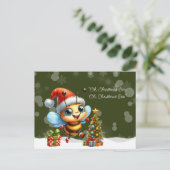 "Oh, Christmas BEE, Oh, Christmas BEE" Briefkaart (Staand voorkant)
