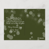 "Oh, Christmas BEE, Oh, Christmas BEE" Briefkaart (Achterkant)