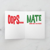 Oh! Christmas Feestdagen Kaart (Binnen)