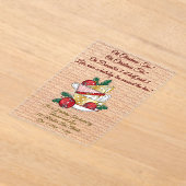 Oh Christmas Tea! Acryl Uitnodigingen (Laagn)