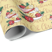 Oh Christmas Tea! Cadeaupapier (Rol Hoek)