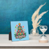 Oh Christmas Tea - Grappige Boba Bubble Tea Vakant Fotoplaat (Insitu)