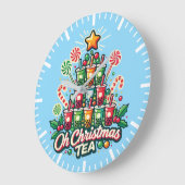 Oh Christmas Tea - Grappige Boba Bubble Tea Vakant Grote Klok (Hoek)