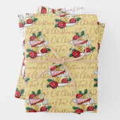 Oh Christmas Tea! Inpakpapier Vel (In situ)