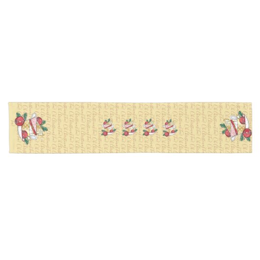 Oh Christmas Tea! Korte Tafelloper (Horizontaal)