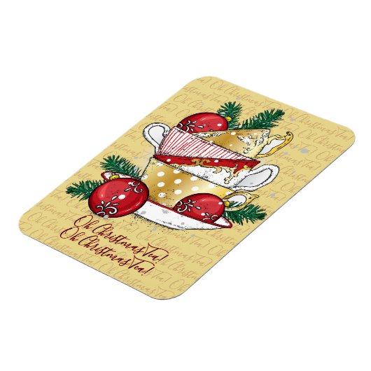 Oh Christmas Tea! Magneet (Linkerzijde)