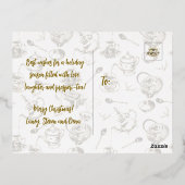 Oh Christmas Tea! Oh Christmas Tea! Folie Feestdagen Briefkaart (Achterkant)