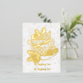 Oh Christmas Tea! Oh Christmas Tea! Folie Feestdagen Briefkaart (Staand Voorkant)