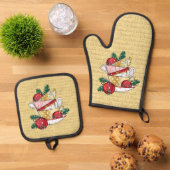 Oh Christmas Tea! Ovenwant & Pannenlap Set (Top down)