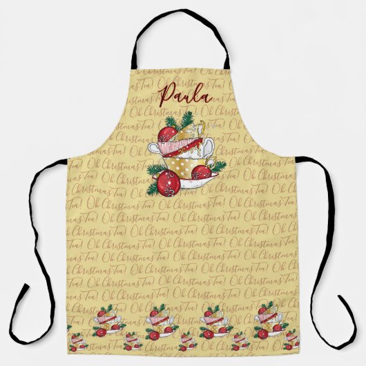 Oh Christmas Tea! Schort (Voorkant)