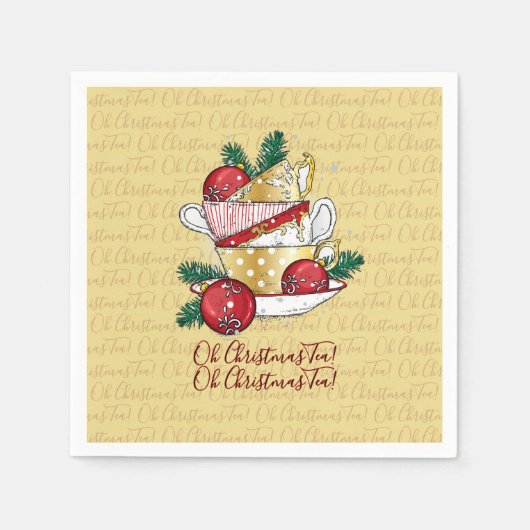 Oh Christmas Tea! Servet (Voorkant)