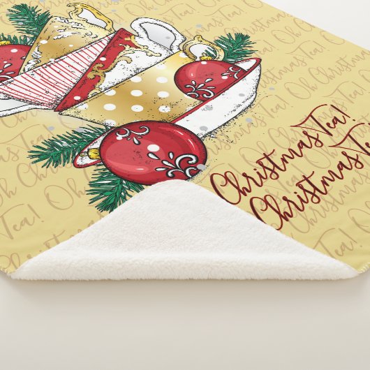 Oh Christmas Tea! Sherpa Deken (3/4)