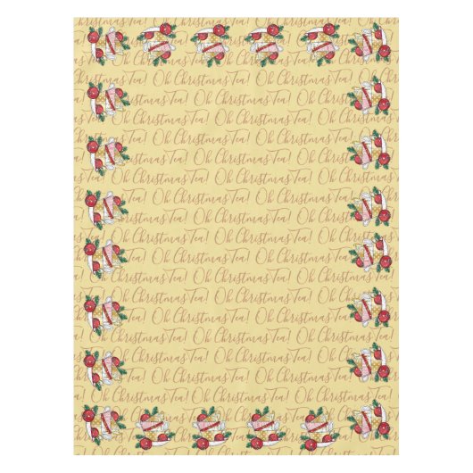 Oh Christmas Tea! Tafelkleed (Voorkant)