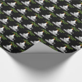 Oh Christmas Tea - Theeliefhebber Kerstvakantie Cadeaupapier (Hoek)