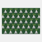 Oh Christmas Tea - Theeliefhebber Kerstvakantie Inpakpapier Vel (Voorkant)