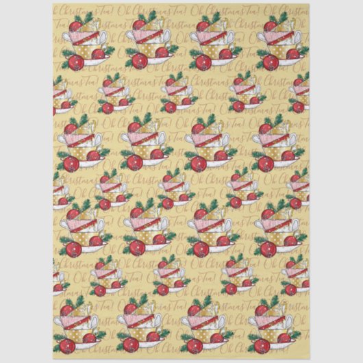 Oh Christmas Tea! Tissuepapier (Voorkant)