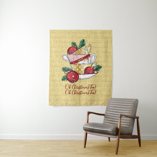 Oh Christmas Tea! Wandkleed (In situ)