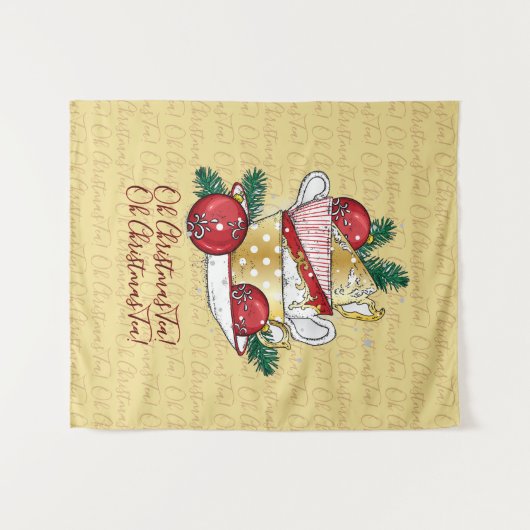 Oh Christmas Tea! Wandkleed (Voorkant (horizontaal))