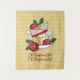 Oh Christmas Tea! Wandkleed