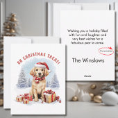 Oh Christmas Treat Flat Christmas Kaart