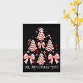 Oh Christmas Tree Cakes Debbie Becky Jen Cake Love Kaart (Gele Bloem)