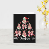 Oh Christmas Tree Cakes Debbie Becky Jen Cake Love Kaart (Gele Bloem)