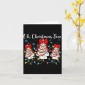 Oh Christmas Tree Cakes Debbie Becky Jen Cake Love Kaart (Gele Bloem)