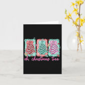 Oh Christmas Tree Cakes Debbie Becky Jen Cake Love Kaart (Gele Bloem)